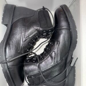 Men's Black Leather Boots